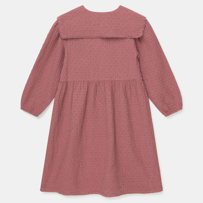 【Coucoubébé-baby】【40％off】my little cozmo  /  Organic gauze dress /  PINK  /  ガーゼワンピース（Sub Image-2） | Coucoubebe/ククベベ
