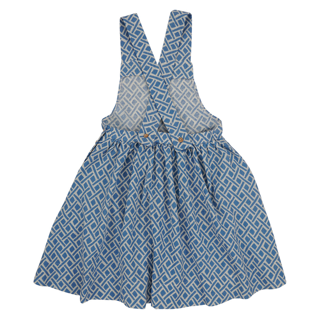 【Coucoubébé-baby】【50％off】Omibia　LUPITA Dress Child Cross Print　オミビア　ジャンパースカート　SS22W01  | Coucoubebe/ククベベ