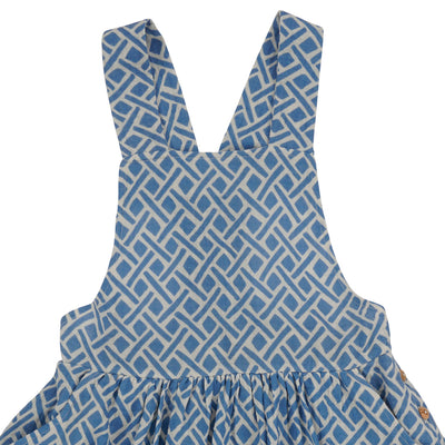 【Coucoubébé-baby】【50％off】Omibia　LUPITA Dress Child Cross Print　オミビア　ジャンパースカート　SS22W01（Sub Image-3） | Coucoubebe/ククベベ