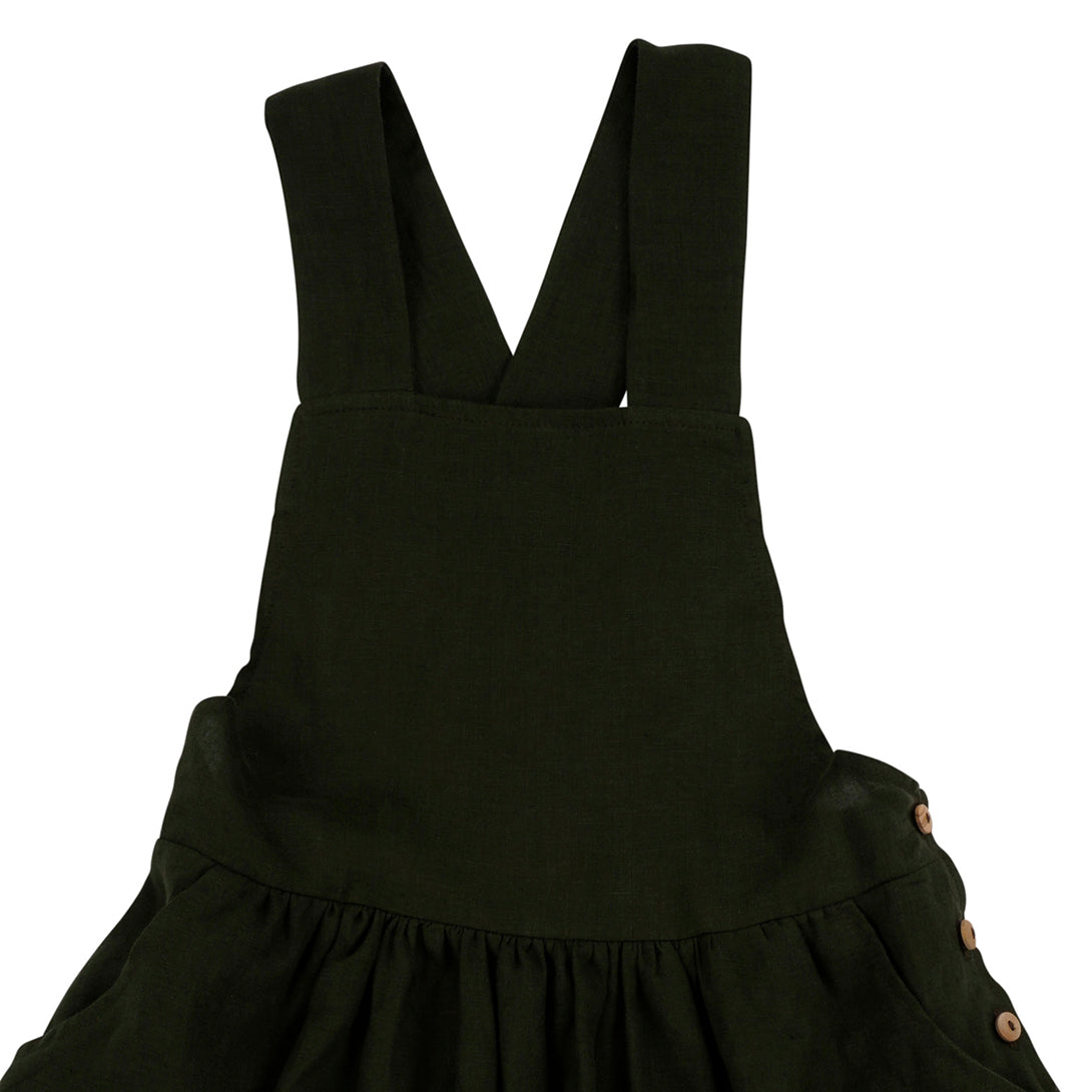 【Coucoubébé-baby】【50％off】Omibia　LUPITA Dress Child Seaweed　オミビア　ジャンパースカート　SS22W01  | Coucoubebe/ククベベ