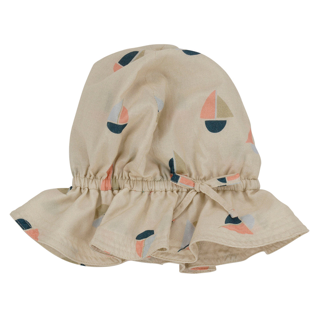 【Coucoubébé-baby】【50％off】Omibia MAURIEL Hat Child Boat print SS22W19C　オミビア　4Y  | Coucoubebe/ククベベ