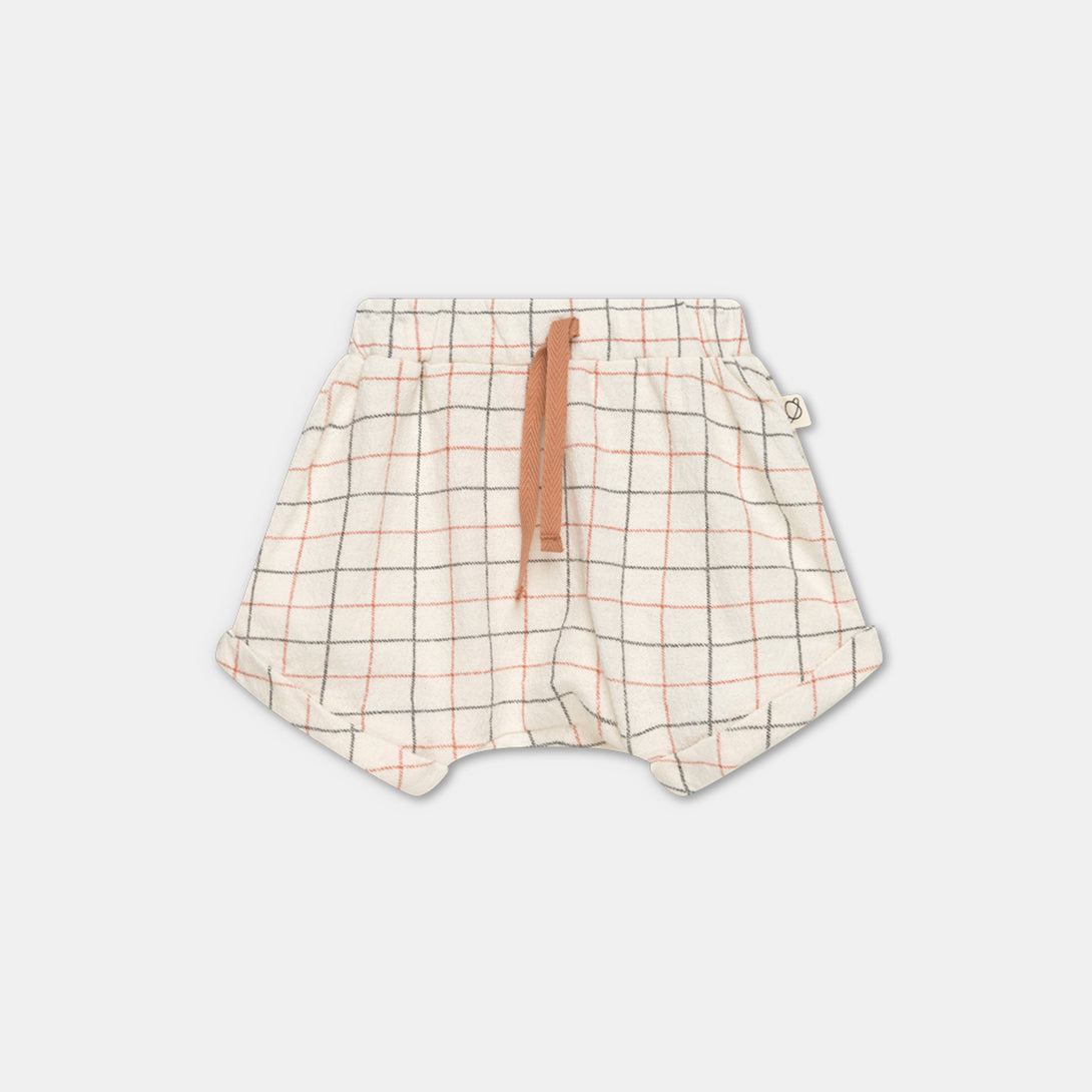 【my little cozmo】【40％off】Plaid crepe Bermuda shorts Unique　チェックバミューダパンツ　9m,12m,18m,24m  | Coucoubebe/ククベベ