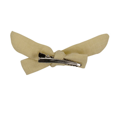 【Coucoubébé-baby】【50％off】Omibia OLIVIA Hair bow baby Vanilla SS22W21B　オミビア（Sub Image-2） | Coucoubebe/ククベベ