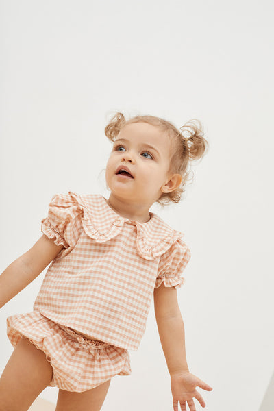 【the new society】【40％off】Petra Baby Bloomer  Petra check　チェック柄ブルマ　12m,18m,24m（Sub Image-2） | Coucoubebe/ククベベ