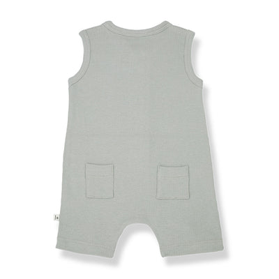 【1＋in the family】【40％off】PINO jade　コットンリブロンパース　6m,9m,12m（Sub Image-2） | Coucoubebe/ククベベ
