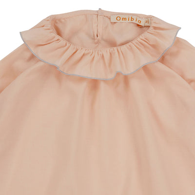 【Coucoubébé-baby】【50％off】Omibia　REINA Top Child Peach　オミビア　ピエロカラーブラウス　　SS22W37（Sub Image-3） | Coucoubebe/ククベベ