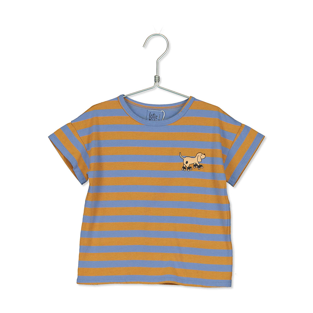 【lotië kids】【40％off】TSHIRT SHORT　BLUE  Tシャツ 6/7Y  | Coucoubebe/ククベベ