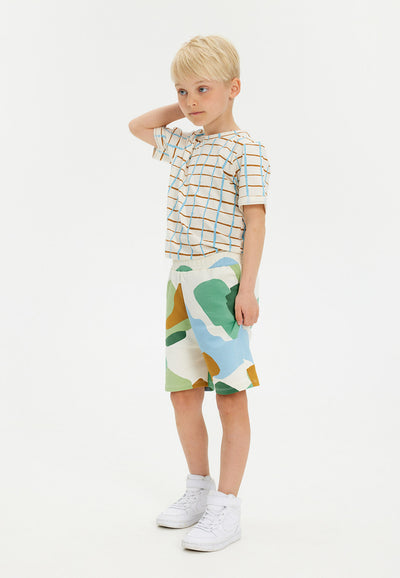 【soft gallery】【40％off】Baby Jared Check T-shirts  Gardenia　チェックTシャツ 6Y（Sub Image-3） | Coucoubebe/ククベベ