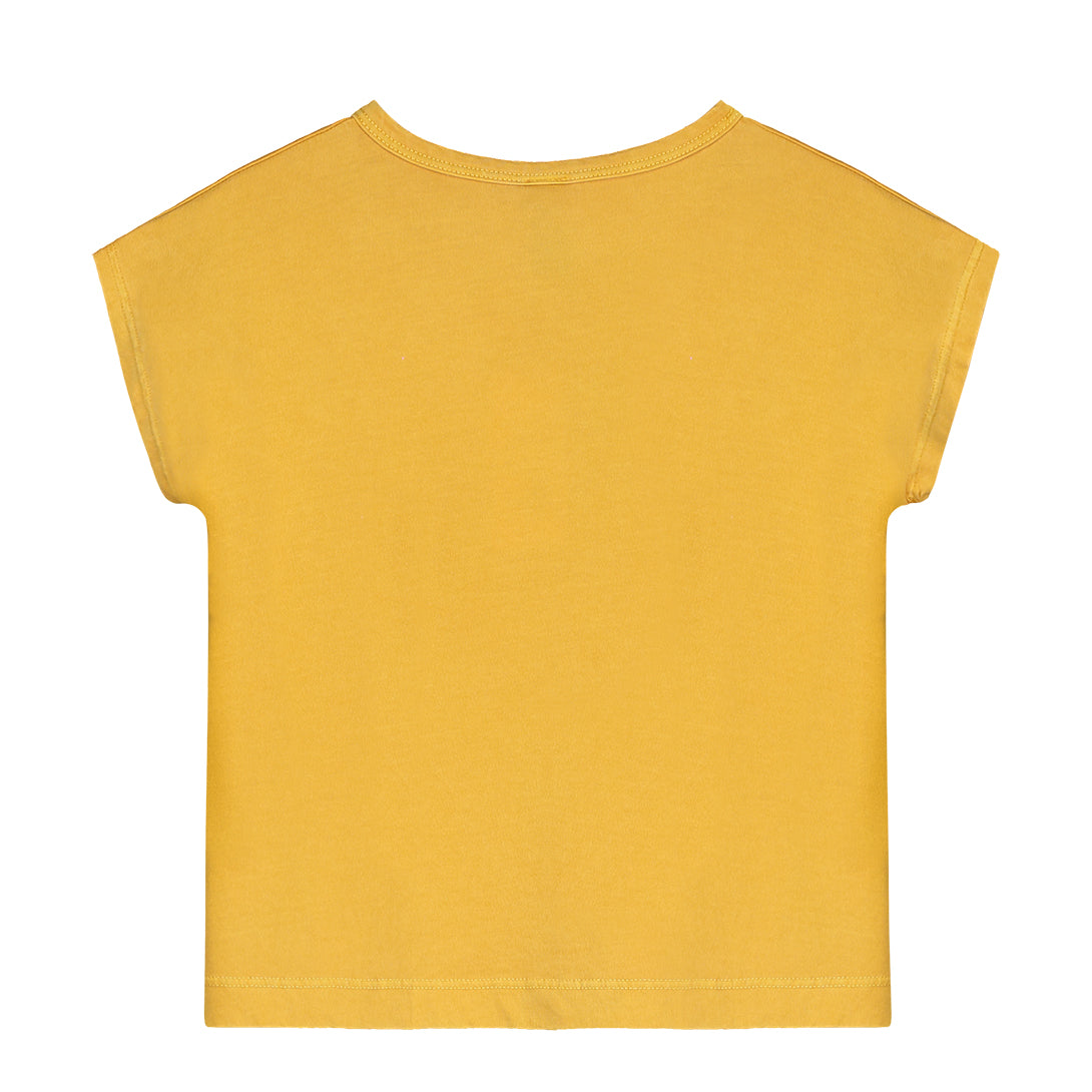 【bonmot organic】【40％off】T-shirts Mr,Crab Saffron　フレンチスリーブTシャツ  | Coucoubebe/ククベベ