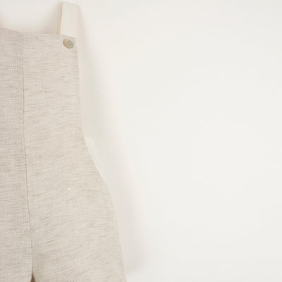 【Popelin】【40％off】Dungarees in a neutral colour  9-12m,12-18m,18-24m,2-3Y（Sub Image-2） | Coucoubebe/ククベベ
