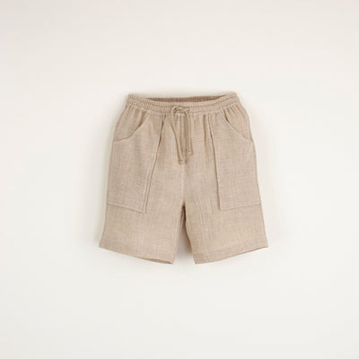 【Popelin】【40％off】Sand bermuda shorts  2-3Y,4Y,6Y,8Y,10Y（Sub Image-3） | Coucoubebe/ククベベ