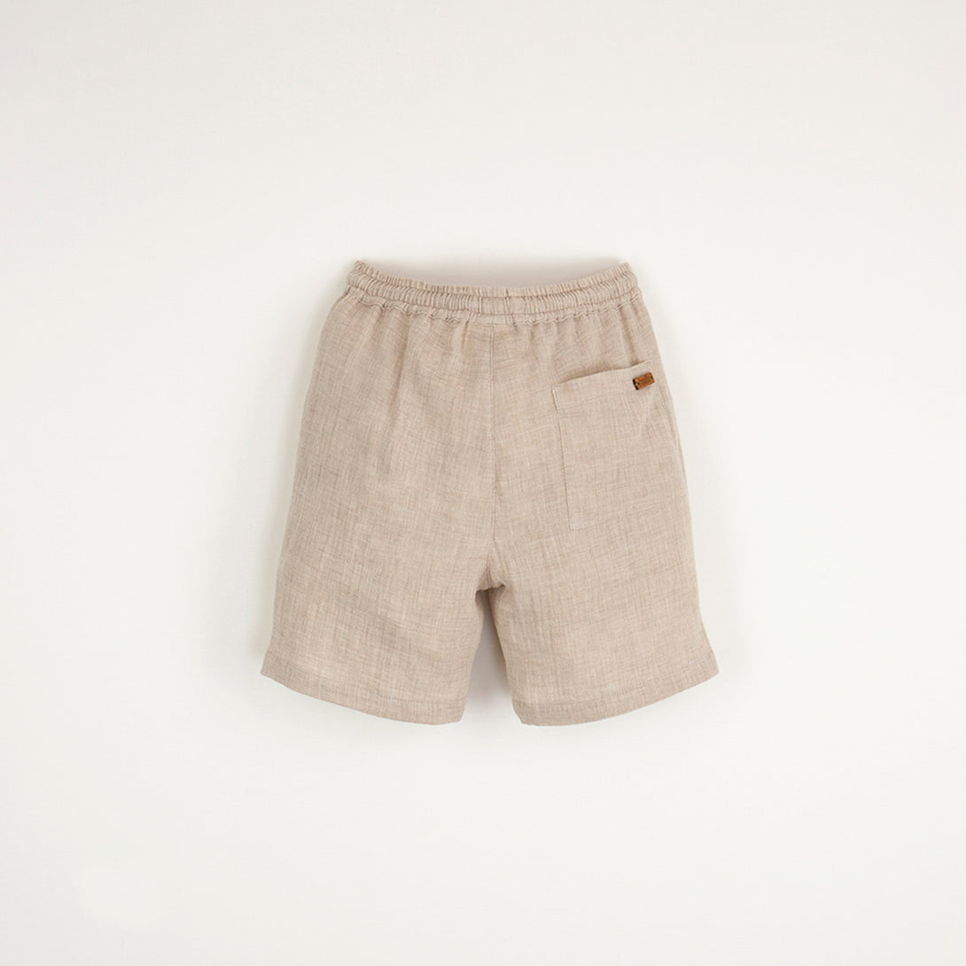 【Popelin】【40％off】Sand bermuda shorts  2-3Y,4Y,6Y,8Y,10Y  | Coucoubebe/ククベベ