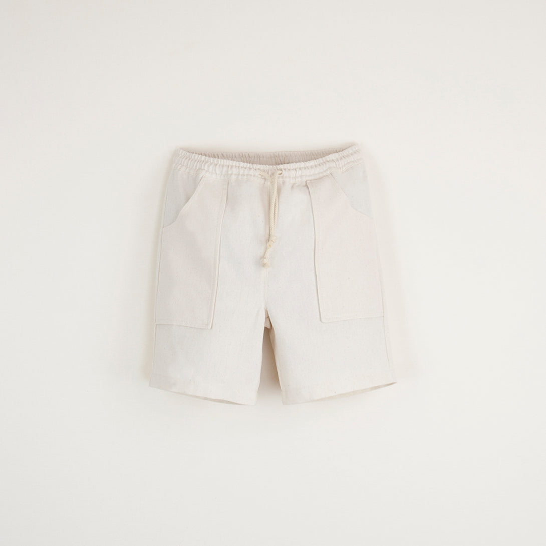 【Popelin】【40％off】Off-white bermuda shorts   2-3Y,4Y,6Y,  | Coucoubebe/ククベベ