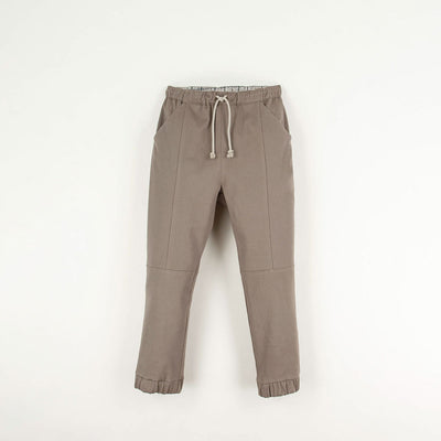 【Coucoubébé-baby】【40％off】Popelin  /  Taupe jogger trousers with pockets　ジョガーパンツ（Sub Image-2） | Coucoubebe/ククベベ