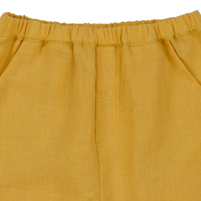 【Coucoubébé-baby】【50％off】Omibia　TURTLE Shorts Sandstone　オミビア　ロールアップショートパンツ　SS22W07　（Sub Image-3） | Coucoubebe/ククベベ