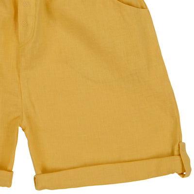【Coucoubébé-baby】【50％off】Omibia　TURTLE Shorts Sandstone　オミビア　ロールアップショートパンツ　SS22W07　（Sub Image-4） | Coucoubebe/ククベベ
