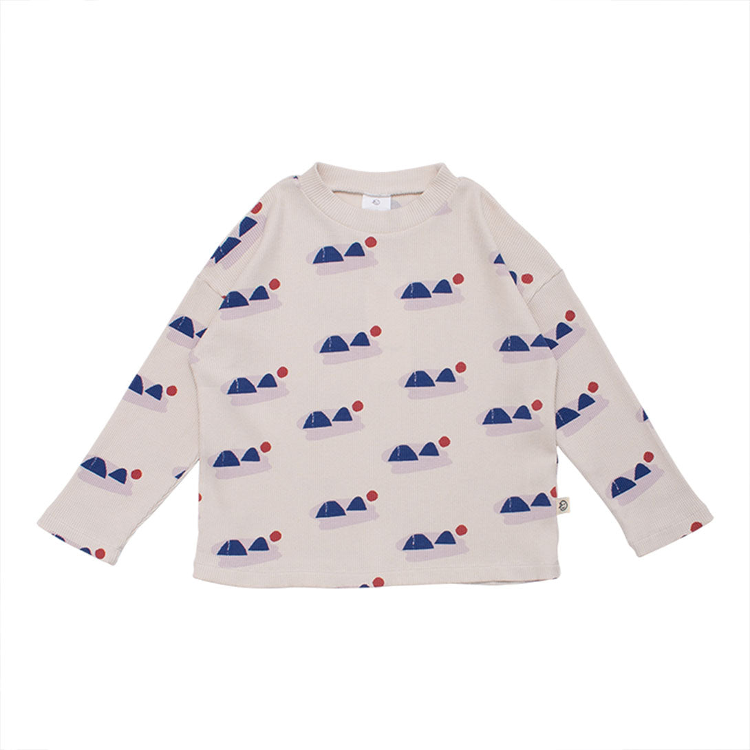 【Coucoubébé-baby】【40％off】Wynken  /  Long Sleeve Tee / Pebble Montagne　長袖カットソー　4y,6y　  | Coucoubebe/ククベベ