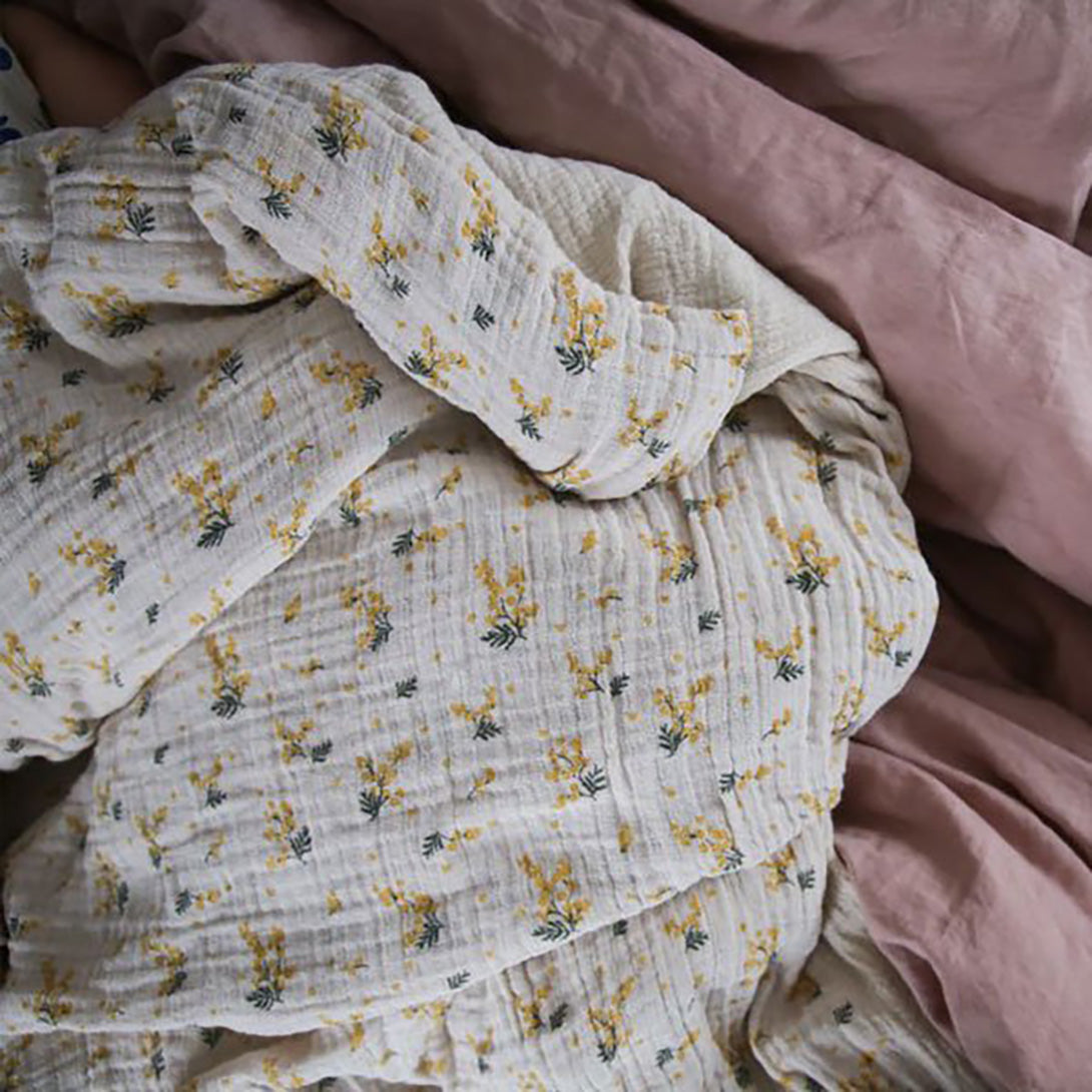 【garbo&friends】Mimosa Muslin Swaddle Blanket スワドルブランケットミ モザ  | Coucoubebe/ククベベ